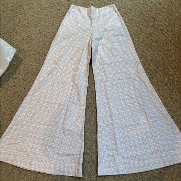 NWOT Caroline Constas Sparkle Wide Leg Pants XS